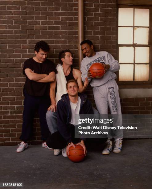 Los Angeles, CA Tom O'Brien, Saul Rubinek, Ted Wass, Ving Rhames promotional photo for the ABC tv series 'Men'.