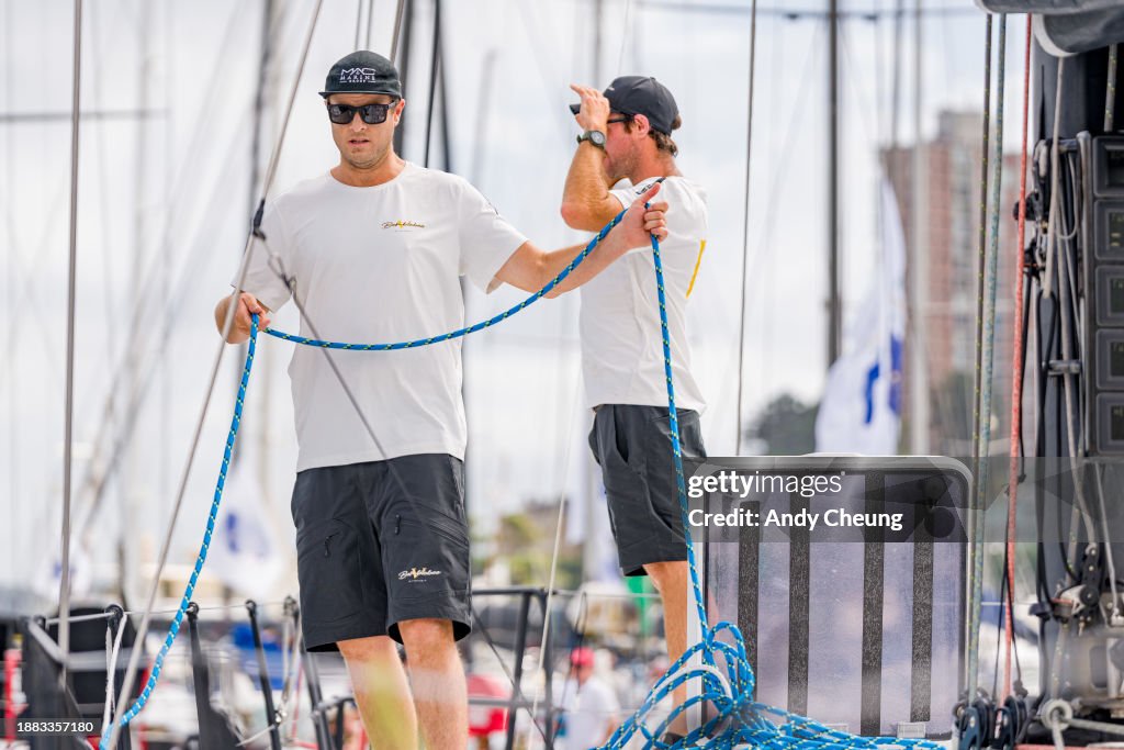Crew of Yacht Bumblebee V prepare ahead of the 2023 Sydney to Hobart... News Photo Getty Images Crew of Yacht Bumblebee V prepare ahead of the 2023 Sydney to Hobart... News Photo Getty Images