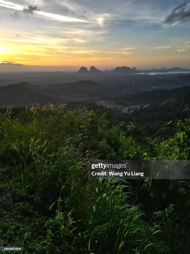 Rainforest view at Wang Kelian , Perlis