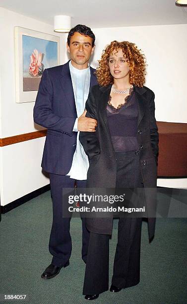 Actor Vincenzo Amato and actress Valeria Golino attend the premiere of "Respiro" at the New Directors/New Films Festival March 28, 2003 at the Alice...