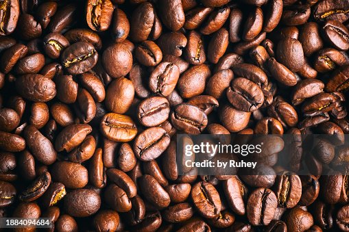 Toasted Coffee beans background Toasted Coffee beans background