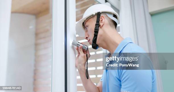 Using A Flashlight In House Men With Flashlight Drawing Photos and Premium High Res Pictures ...