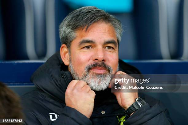 Norwich City manager David Wagner looks on during the Sky Bet Championship match between West Bromwich Albion and Norwich City at The Hawthorns on...