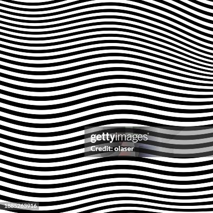 3D striped surface, with perspective 3D striped surface, with perspective