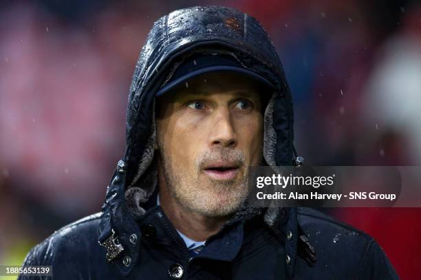 Rangers Manager Philippe Clement during the Viaplay Cup Final match between Rangers and Aberdeen at Hampden Park, on December 17 in Glasgow, Scotland.