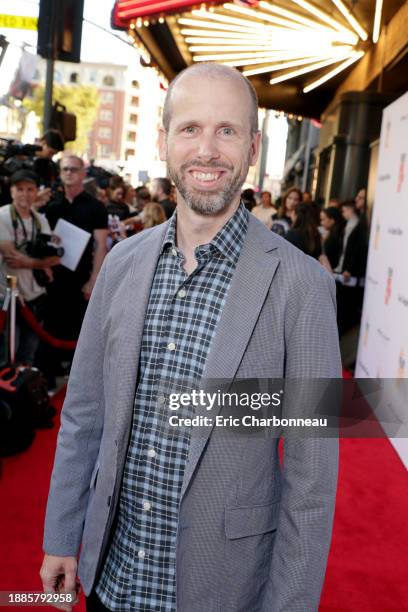 David Leslie Johnson seen at New Line Cinema "Annabelle: Creation" Special Advance Screening at the LA Film Festival at Ace Hotel Downtown Los...