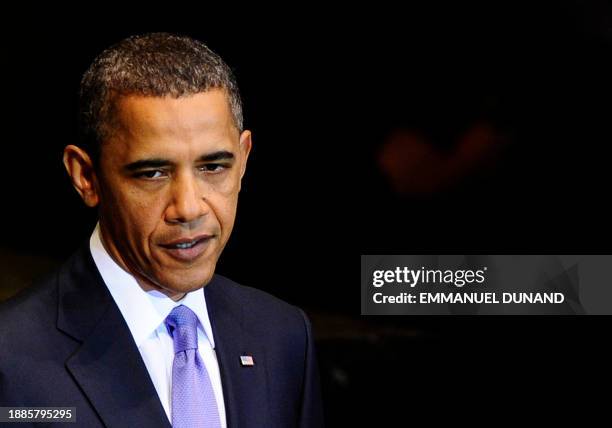 President Barack Obama addresses the 65th General Assembly at the United Nations headquarters in New York, September 23, 2010. Obama beseeched the...