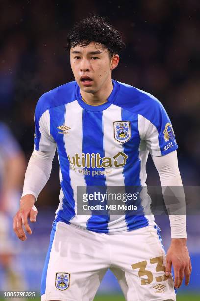 Yuta Nakayama of Huddersfield Town reacts during the Sky Bet Championship match between Huddersfield Town and Middlesbrough at John Smith's Stadium...