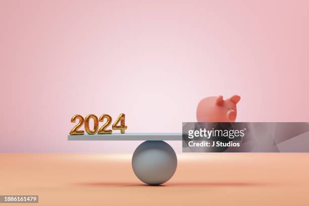 balancing budget 2024 - home finances stock pictures, royalty-free photos & images