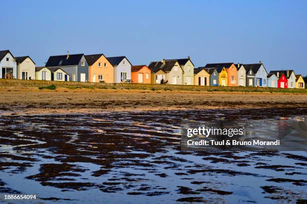 france, manche, sainte-mère-église, ravenoville plage - normandy stock pictures, royalty-free photos & images