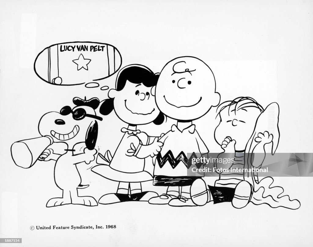 Snoopy, Lucy, Charlie Brown, & Linus in Peanuts