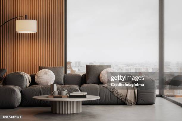contemporary luxury living room - mesa de café imagens e fotografias de stock