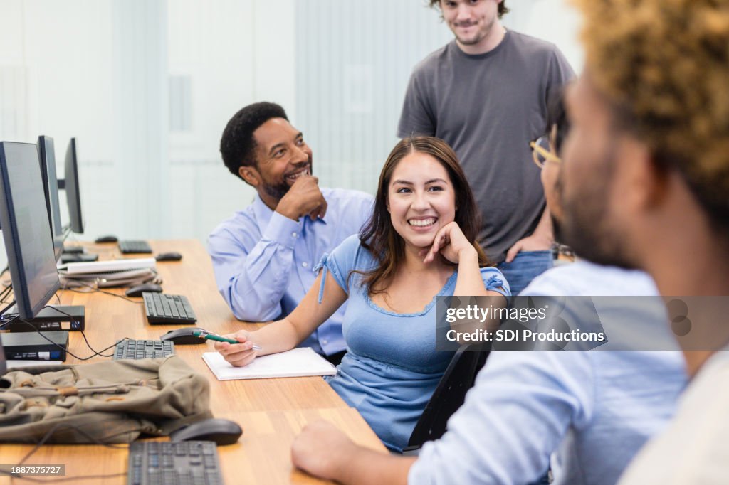 Multicultural Computer Class Diverse Computer Class Computer Training – Pushpa Khanna Memorial