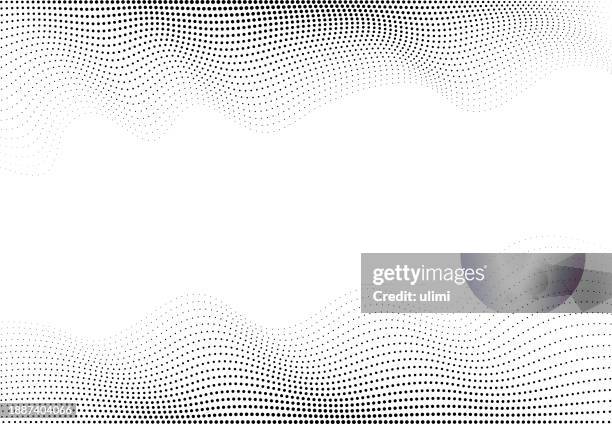 abstract wavy lines - sounds waves stock illustrations
