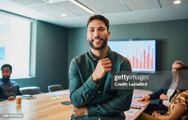 young professional in modern office - best execution stock pictures, royalty-free photos & images