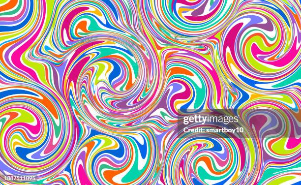 abstract distorted shapes pattern - slide background stock illustrations