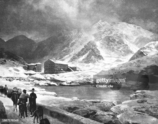 brenner pass - brenner pass stock illustrations