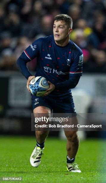 Bristol Bears' Callum Sheedy during the Gallagher Premiership Rugby match between Bristol Bears and Exeter Chiefs at Ashton Gate on December 29, 2023...
