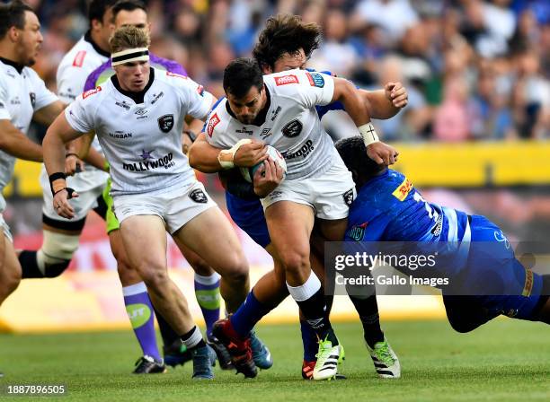 Francois Venter of the Sharks during the United Rugby Championship match between DHL Stormers and Hollywoodbets Sharks at DHL Stadium on December 30,...