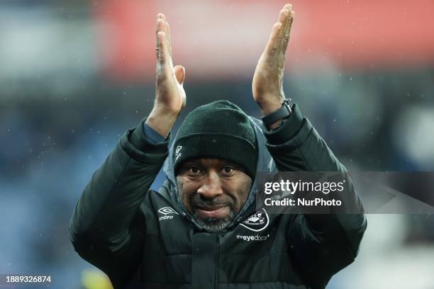 Huddersfield Manager Darren Moore is pictured during the Sky Bet Championship match between Huddersfield Town and Middlesbrough at the John Smith's...