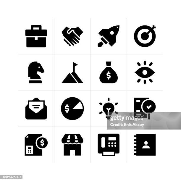 business essentials-symbole - adressbuch stock-grafiken, -clipart, -cartoons und -symbole