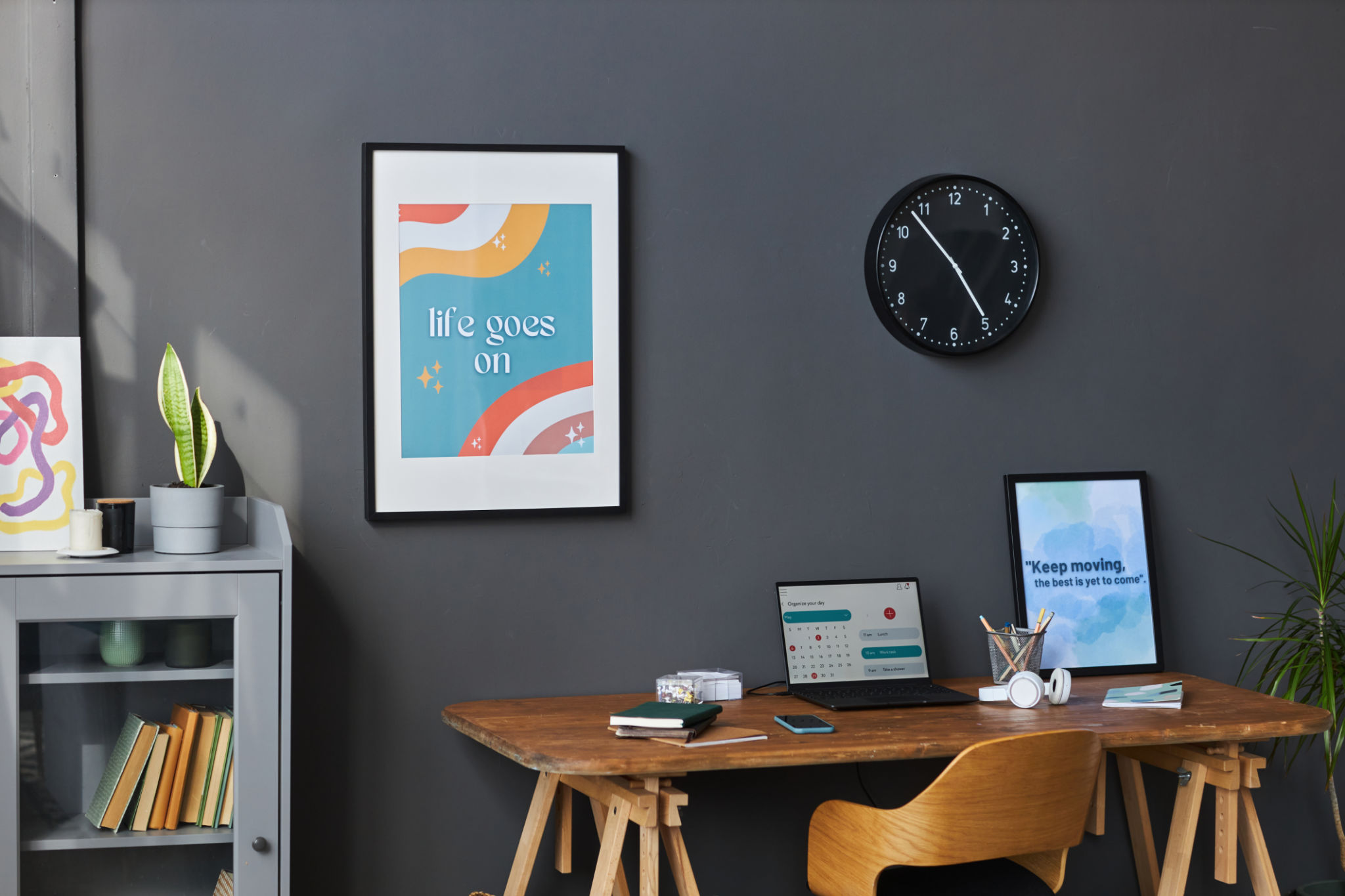 distraction free workspace