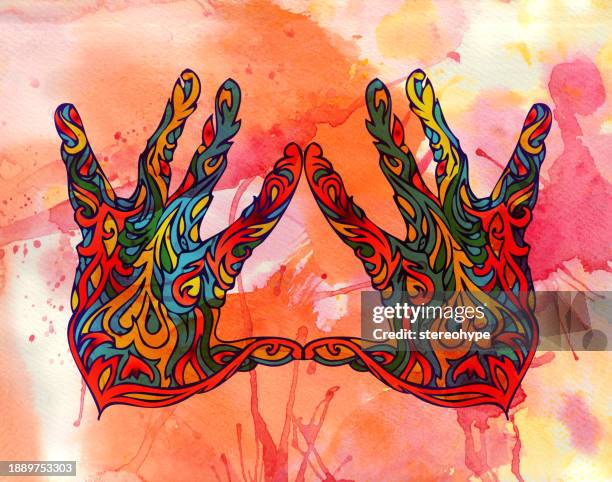 triangle adversity - impossible triangle stock illustrations