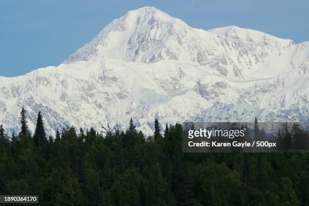 scenic view of snowcapped mountains against sky,united states,usa - karen stock pictures, royalty-free photos & images