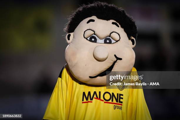 Billy Brewer the Burton Albion mascot during the Sky Bet League One match between Burton Albion and Shrewsbury Town at Pirelli Stadium on December...