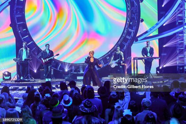 In this image released on December 31 Loud Luxury x Two Friends feat. Bebe Rexha perform during Dick Clark's New Year's Rockin' Eve with Ryan...