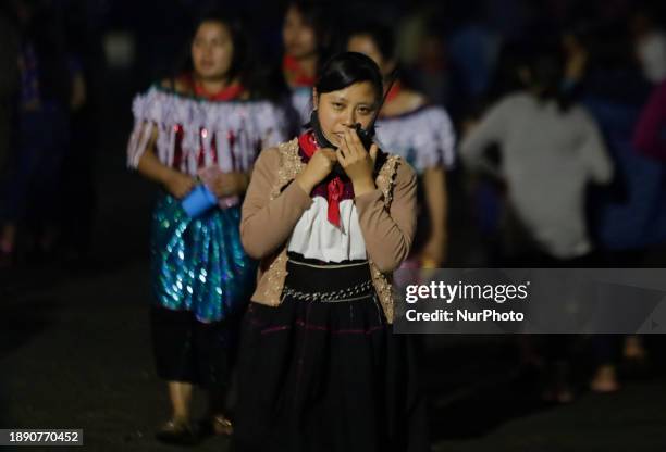 Members of the Zapatista Army of National Liberation are carrying out rounds at El Caracol Rebeldia y Resistencia in the mountains of southeast...