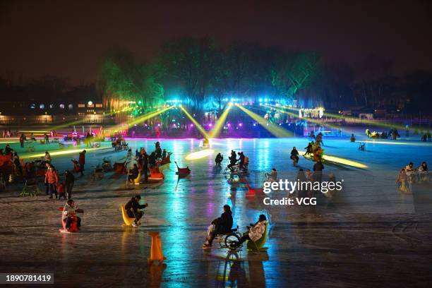 Ice Sled Rider Ice Ride Photos and Premium High Res Pictures - Getty Images