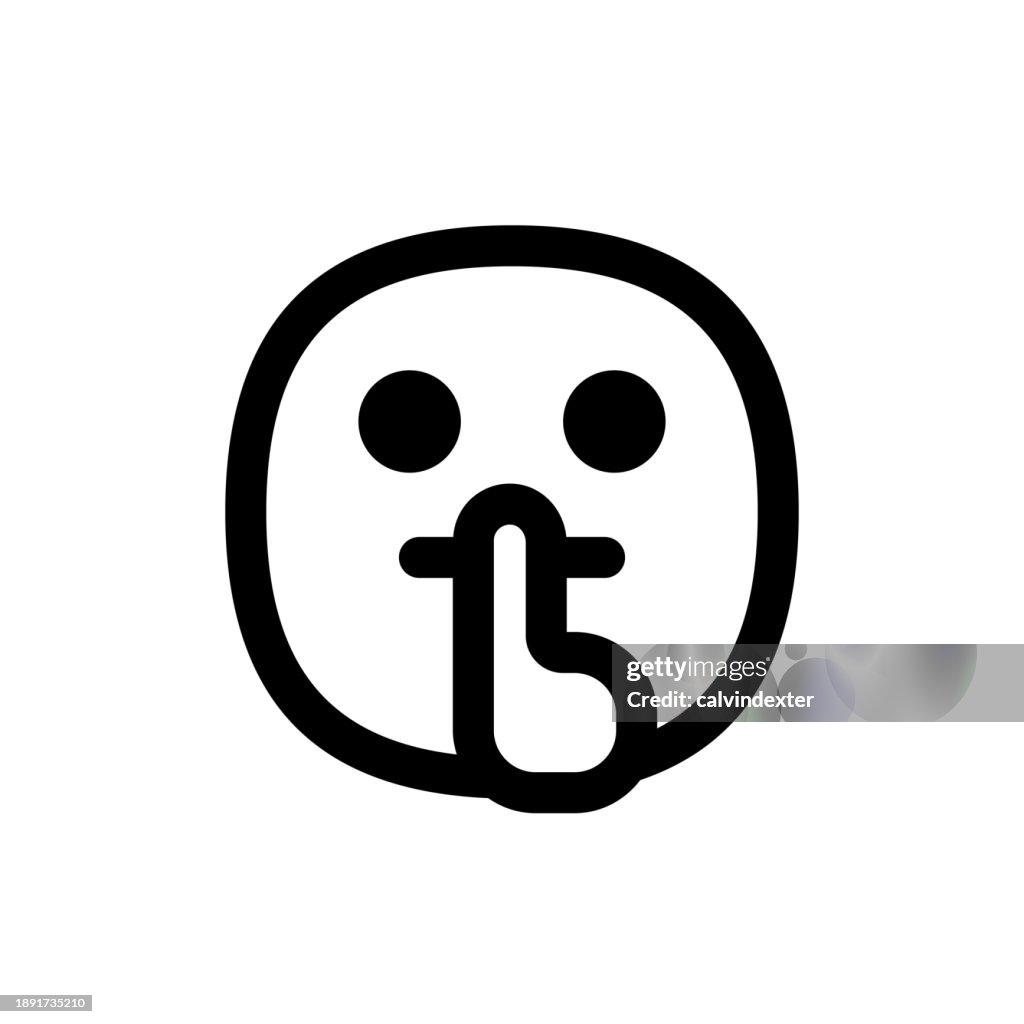 Emoticon line art