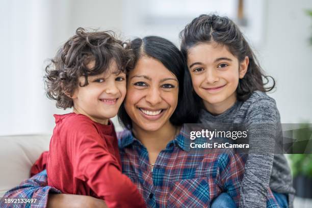 single mom portrait - spanish and portuguese people stock pictures, royalty-free photos & images