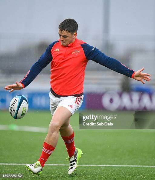 Beau Butler Rugby Galway , Ireland - 1 January 2024; Tony Butler of Munster before the ...