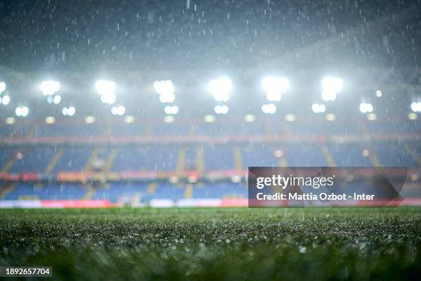 General view inside the stadium prior to during the Serie A TIM match between Genoa CFC and FC Internazionale at Stadio Luigi Ferraris on December...