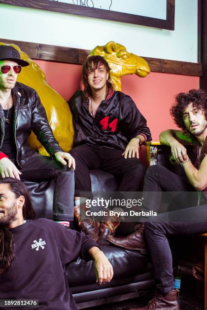 The Voidz are photographed for Huck magazine on October 16, 2014 in Philadelphia, Pennsylvania.