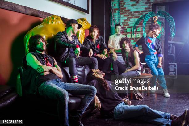 The Voidz are photographed for Huck magazine on October 16, 2014 in Philadelphia, Pennsylvania. PUBLISHED IMAGE.