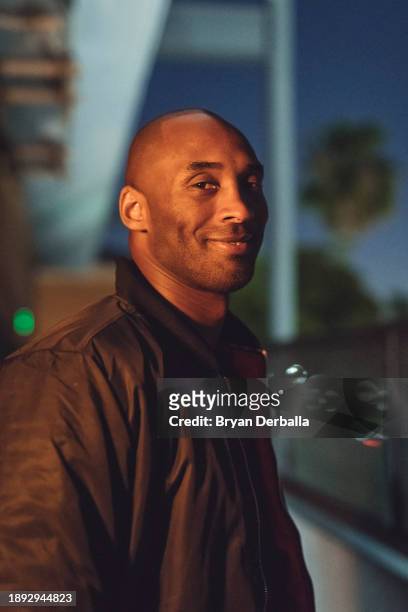 Basketball player Kobe Bryant is photographed for New York Times on February 16, 2018 in Los Angeles, California.