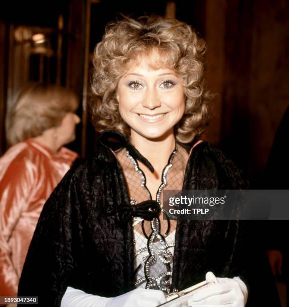 English actress Felicity Kendal poses for a portrait during the 1978 Society of West End Theatre Awards in London, England, December 3, 1978.