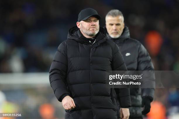 Wayne Rooney, the manager of Birmingham City, is being booed by his own fans after the Sky Bet Championship match between Leeds United and Birmingham...