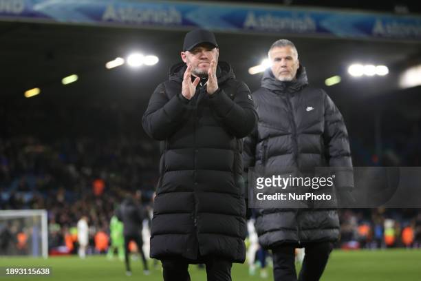 Wayne Rooney, the manager of Birmingham City, is being booed by his own fans after the Sky Bet Championship match between Leeds United and Birmingham...