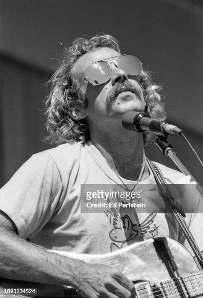 Jimmy Buffett performs at the Calavaras County Fair on June 10, 1978 in Angels Camp, California.