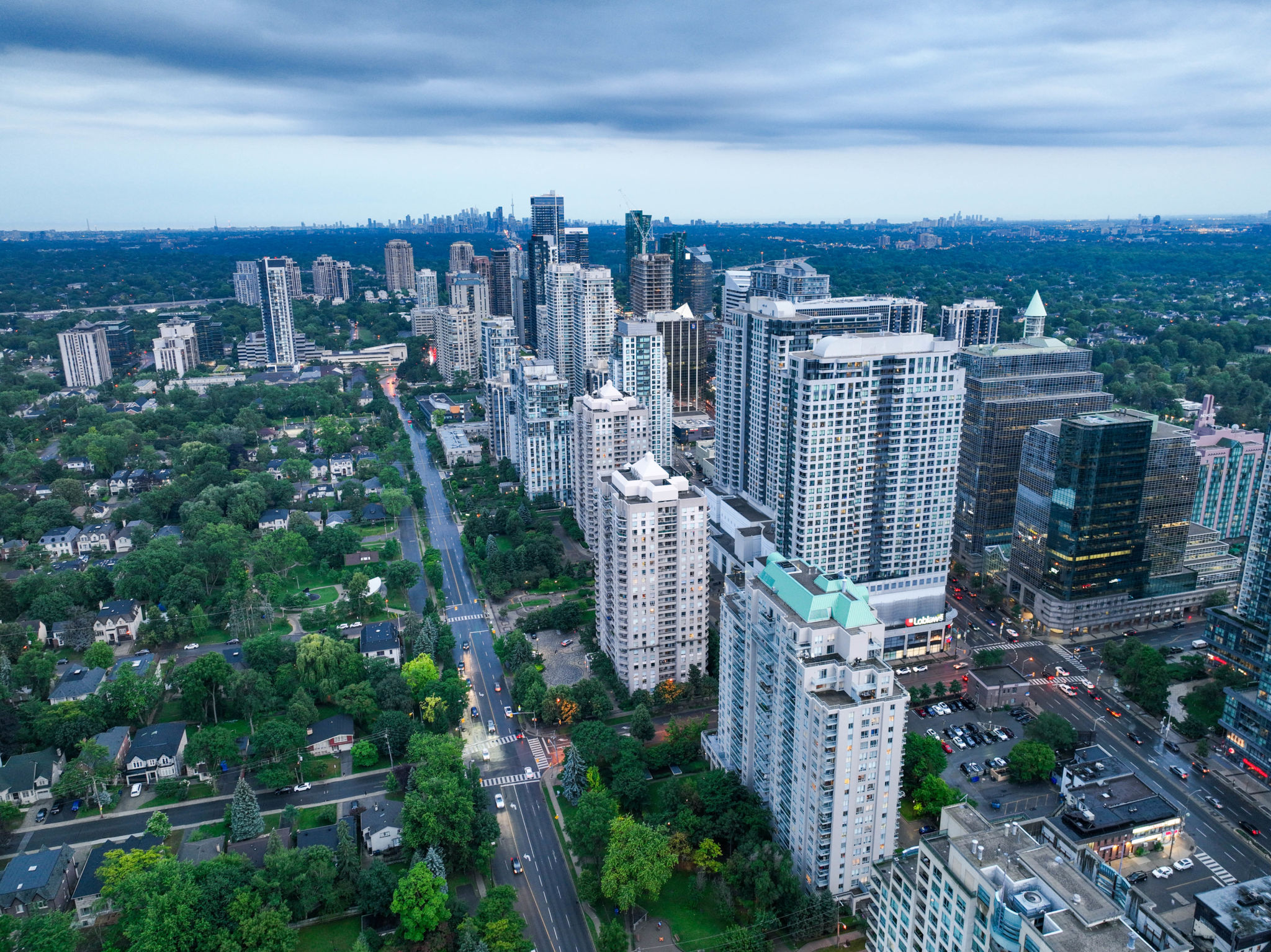 Summer in Toronto, North York, Canada Summer in Toronto, North York, Canada
