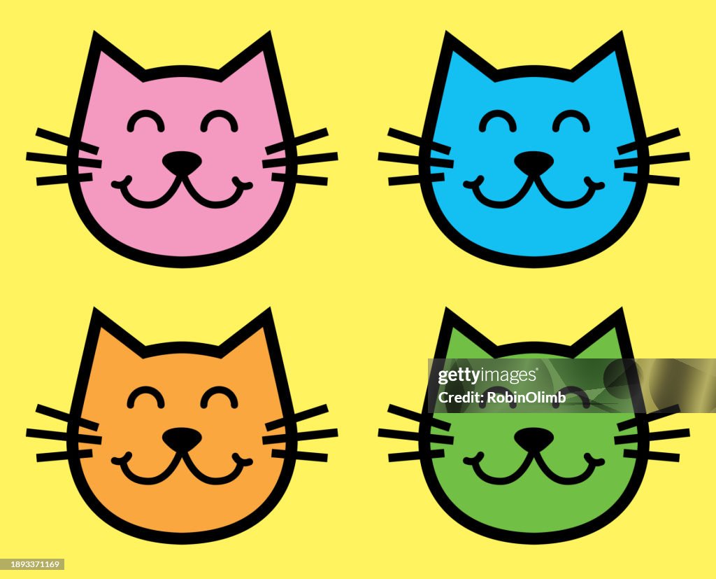 Cute Smiling Kitty Face