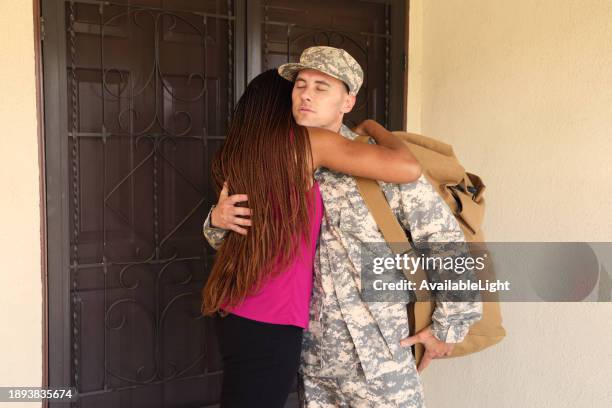 military deployment man ms horizontal - ruck stock pictures, royalty-free photos & images