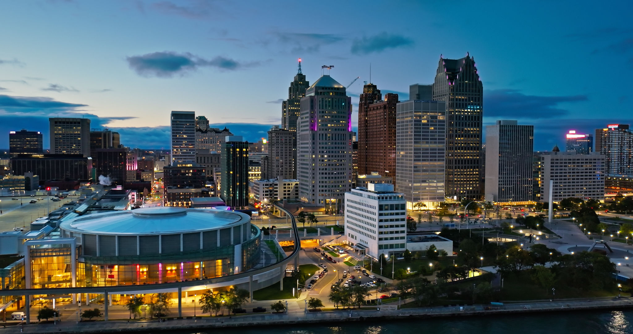 detroit skyline