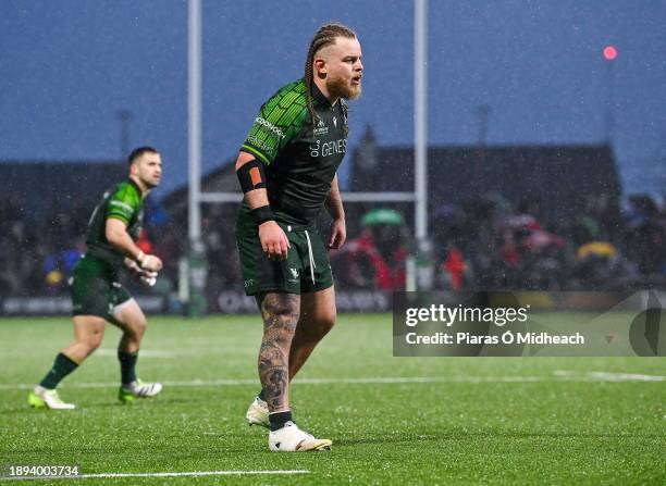 Galway , Ireland - 1 January 2024; Finlay Bealham of Connacht during the United Rugby Championship match between Connacht and Munster at The...