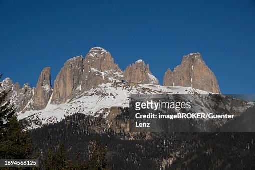 Marmolada Ski Area Sella Ronda Val Di Fassa Autonomous Region Of Trento ...