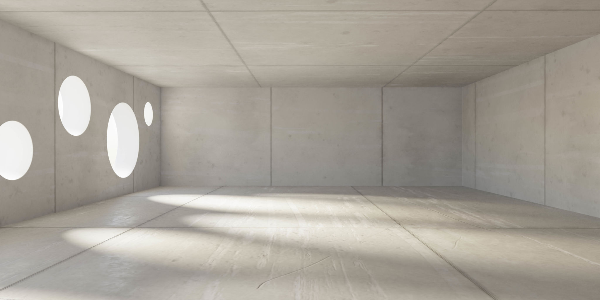abstract concrete room with day light 3d render illustration abstract concrete room with day light 3d render illustration